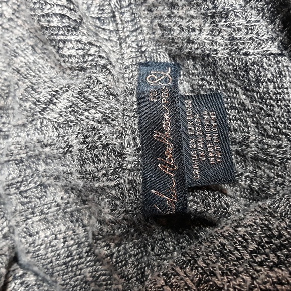 Sweater Dress Nadia Abaulhosen J&L Black Tan Cut out Shoulders - Picture 8 of 9